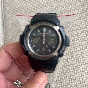 G-Shock Black and Silver Watch